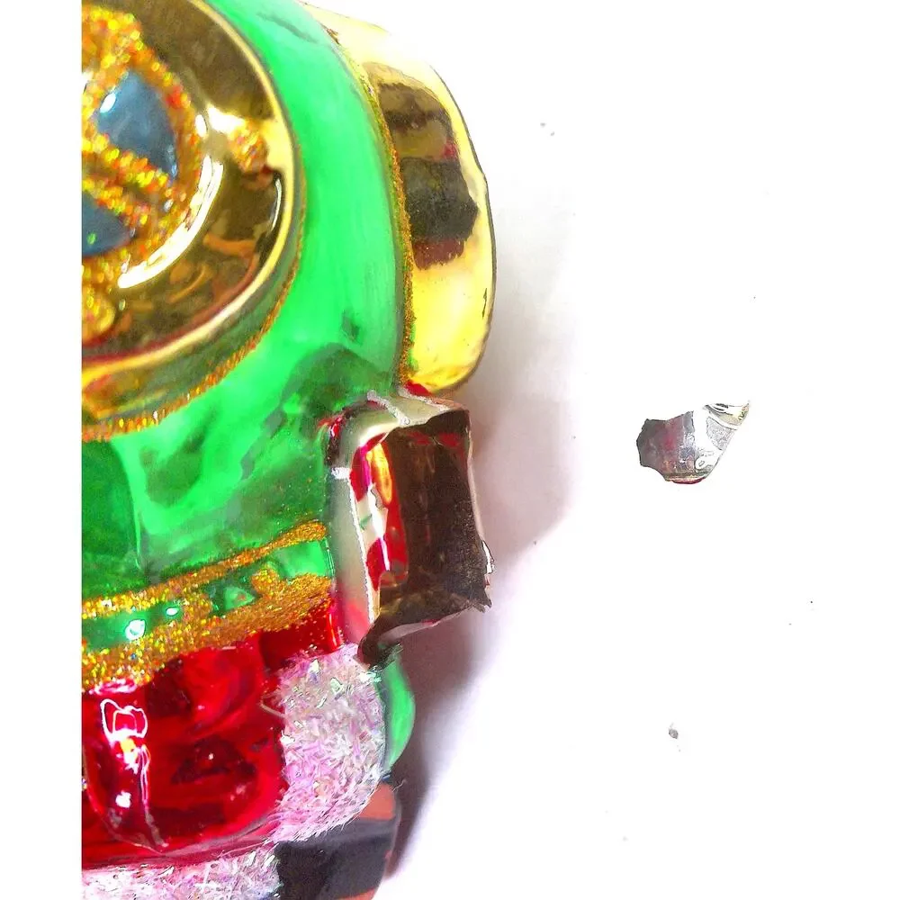 Christopher Radko North Pole Deep Sea Diver Helmet Glass Ornament 2011 AS IS